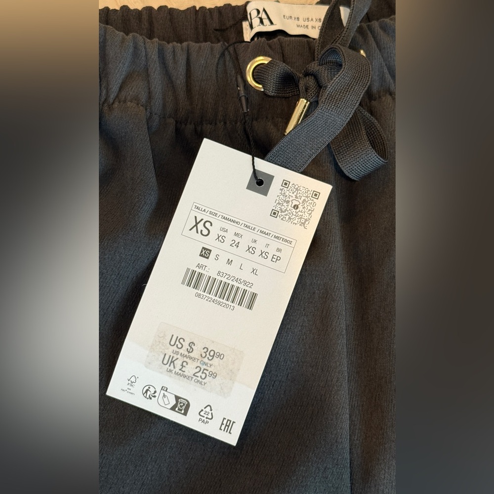Zara wide leg velvet pants— lot of two BRAND NEW
